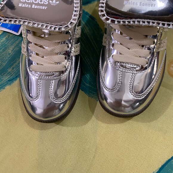 Adidas x Wales Bonner Silver Unisex Sneakers - Picture 6 of 10